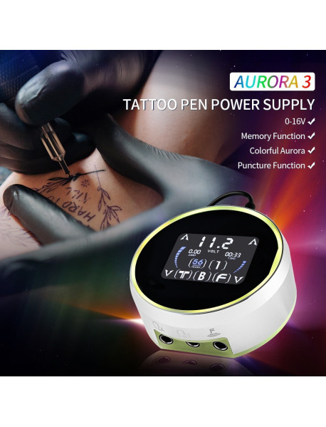 Aurora 3: Dot Work Tattoo Power Supply