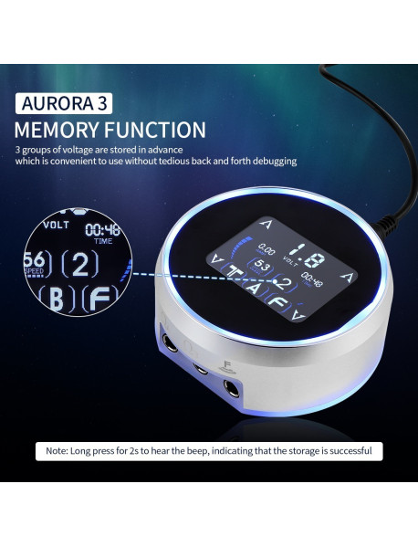 Aurora 3: Dot Work Tattoo Power Supply