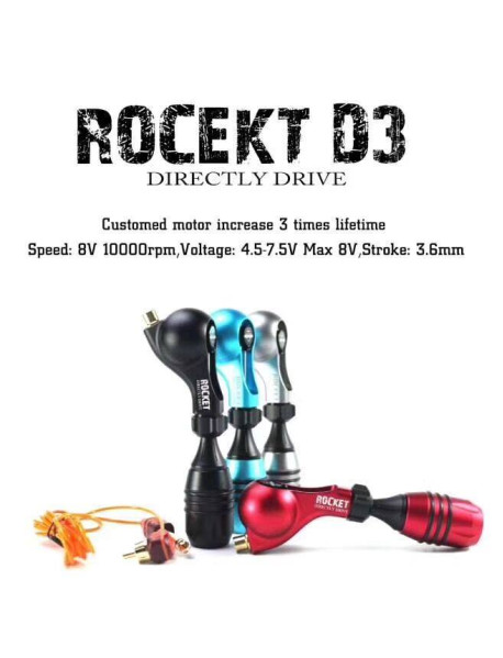 Rocket D3 Drive Drive Rotary Tattoo Machine 