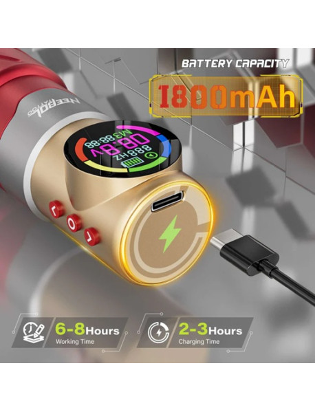 Neebol Rotary Tattoo Pen 4MM Storke | S4 PRO